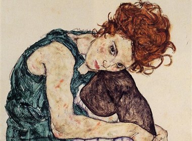 奥地利埃贡·席勒（Egon Schiele）油画作品欣赏